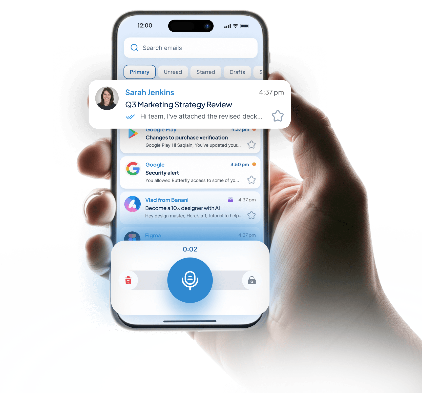 Write Emails Just by Speaking - Buttarfly